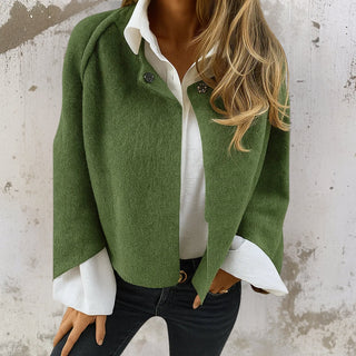 Clara – Stilvolle warme Cropped-Jacke