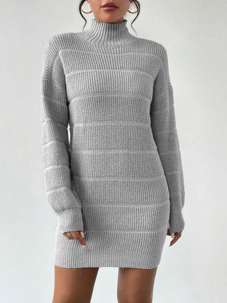 Rollkragen Minikleid