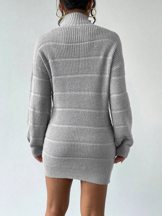 Rollkragen Minikleid