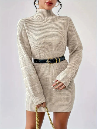 Rollkragen Minikleid