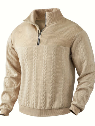 Vintage mit Reißverschluss Pullover mit Elegant Design