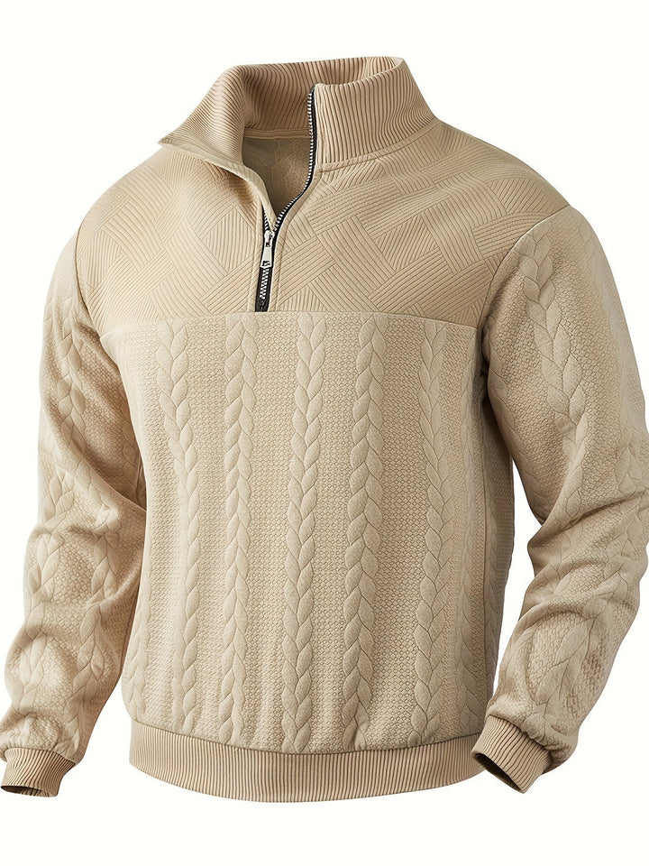 Vintage mit Reißverschluss Pullover mit Elegant Design