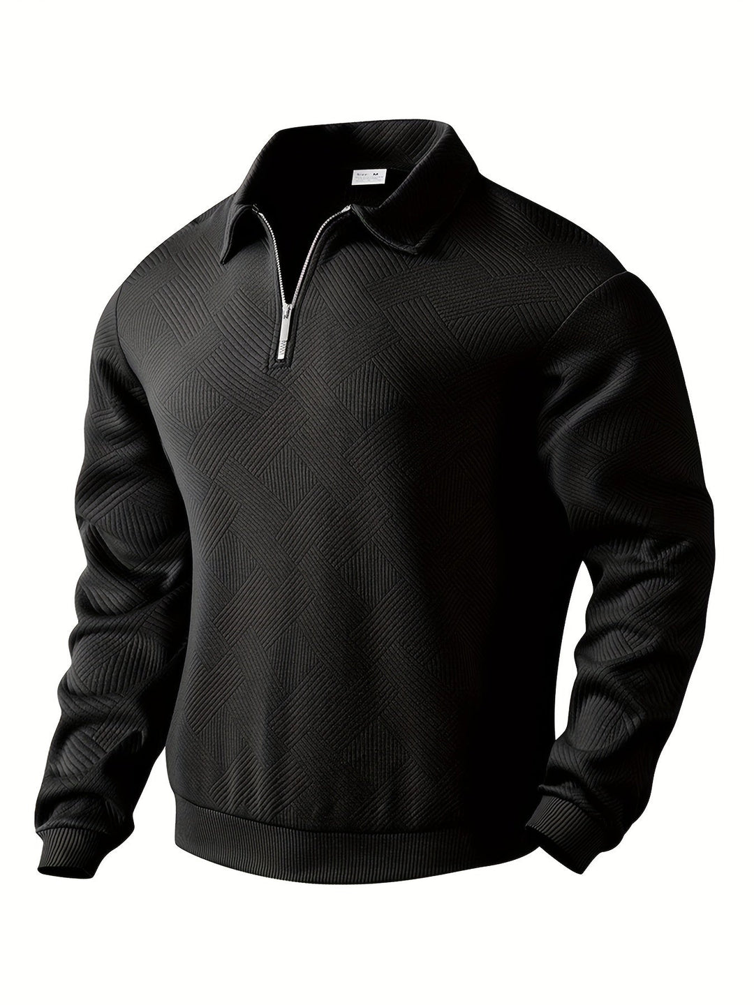 Didier – Vintage-Pullover mit Reißverschluss und geometrischem Design