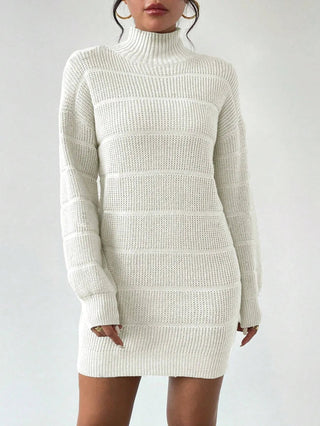 Rollkragen Minikleid