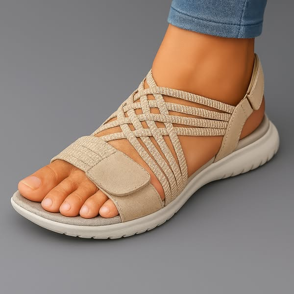 Bridget | Geflochtene Komfort-Sandalen