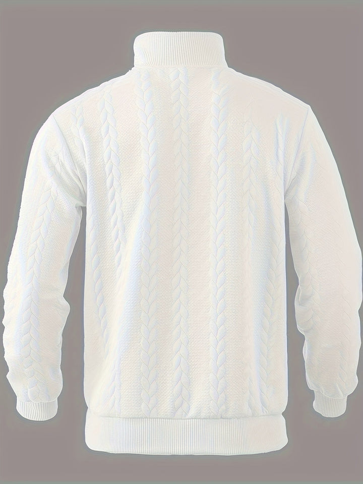 Vintage mit Reißverschluss Pullover mit Elegant Design