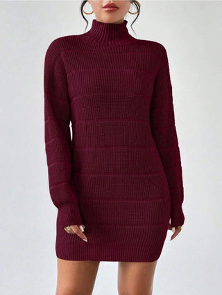 Rollkragen Minikleid