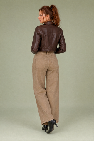 Weite Cargo-Hose mit mittelhoher Taille