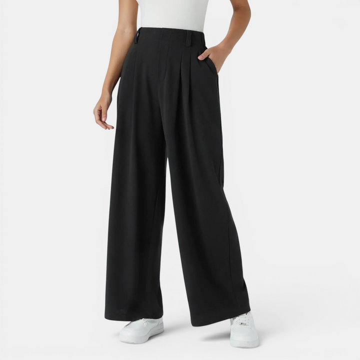 JUNOT™ – Lässige High-Waist-Hose mit weitem Bein
