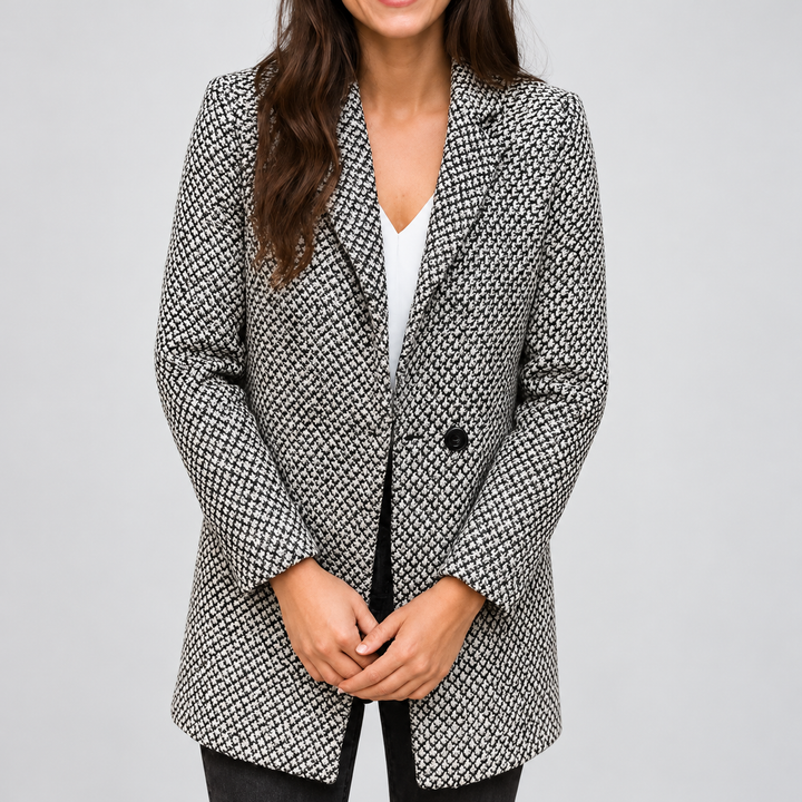 Edith | Strukturierter Tweed-Mantel