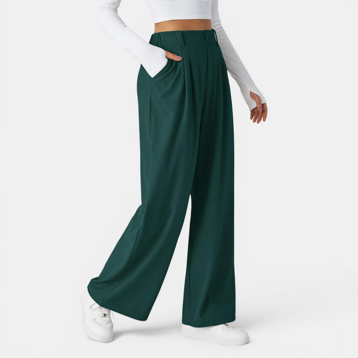 JUNOT™ – Lässige High-Waist-Hose mit weitem Bein
