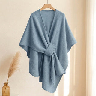 Langer Poncho Schal