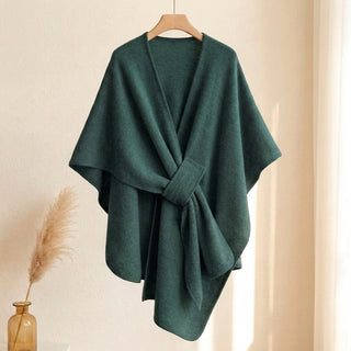Langer Poncho Schal