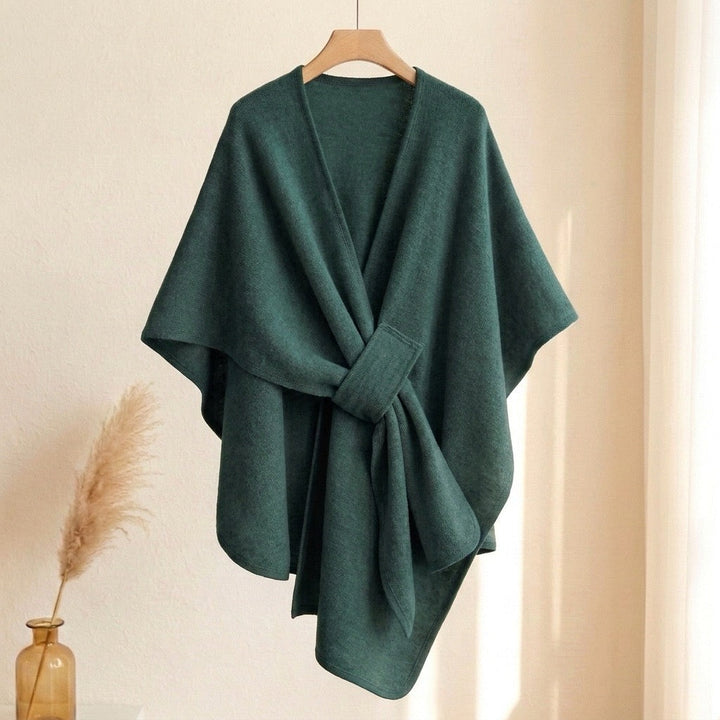 Langer Poncho Schal