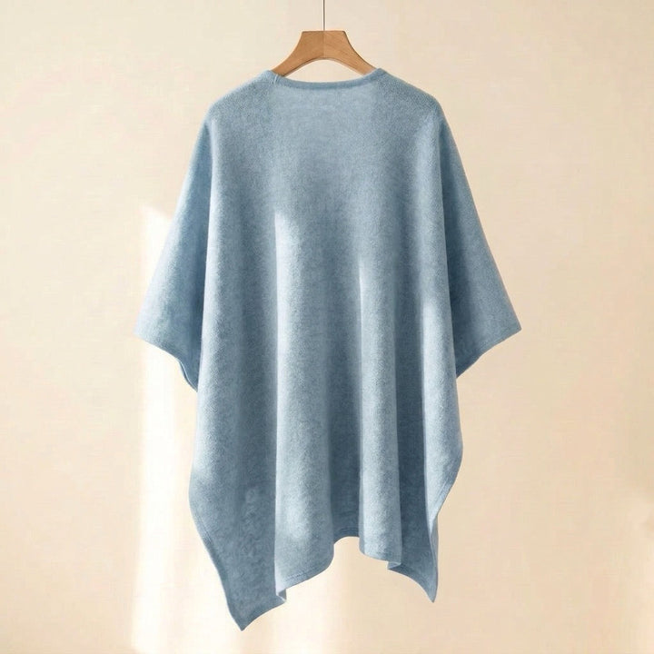Langer Poncho Schal