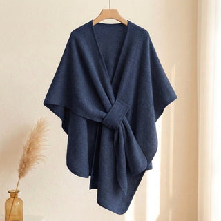 Langer Poncho Schal