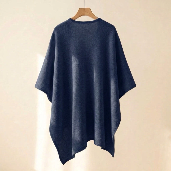 Langer Poncho Schal