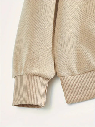 Didier – Vintage-Pullover mit Reißverschluss und geometrischem Design