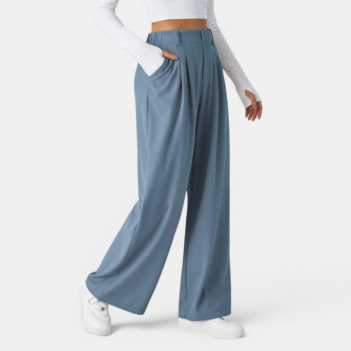 JUNOT™ – Lässige High-Waist-Hose mit weitem Bein
