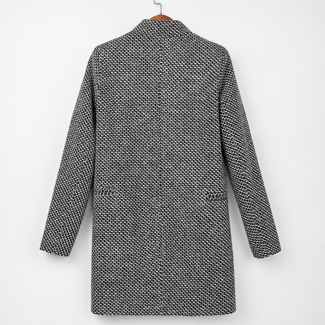 Edith | Strukturierter Tweed-Mantel
