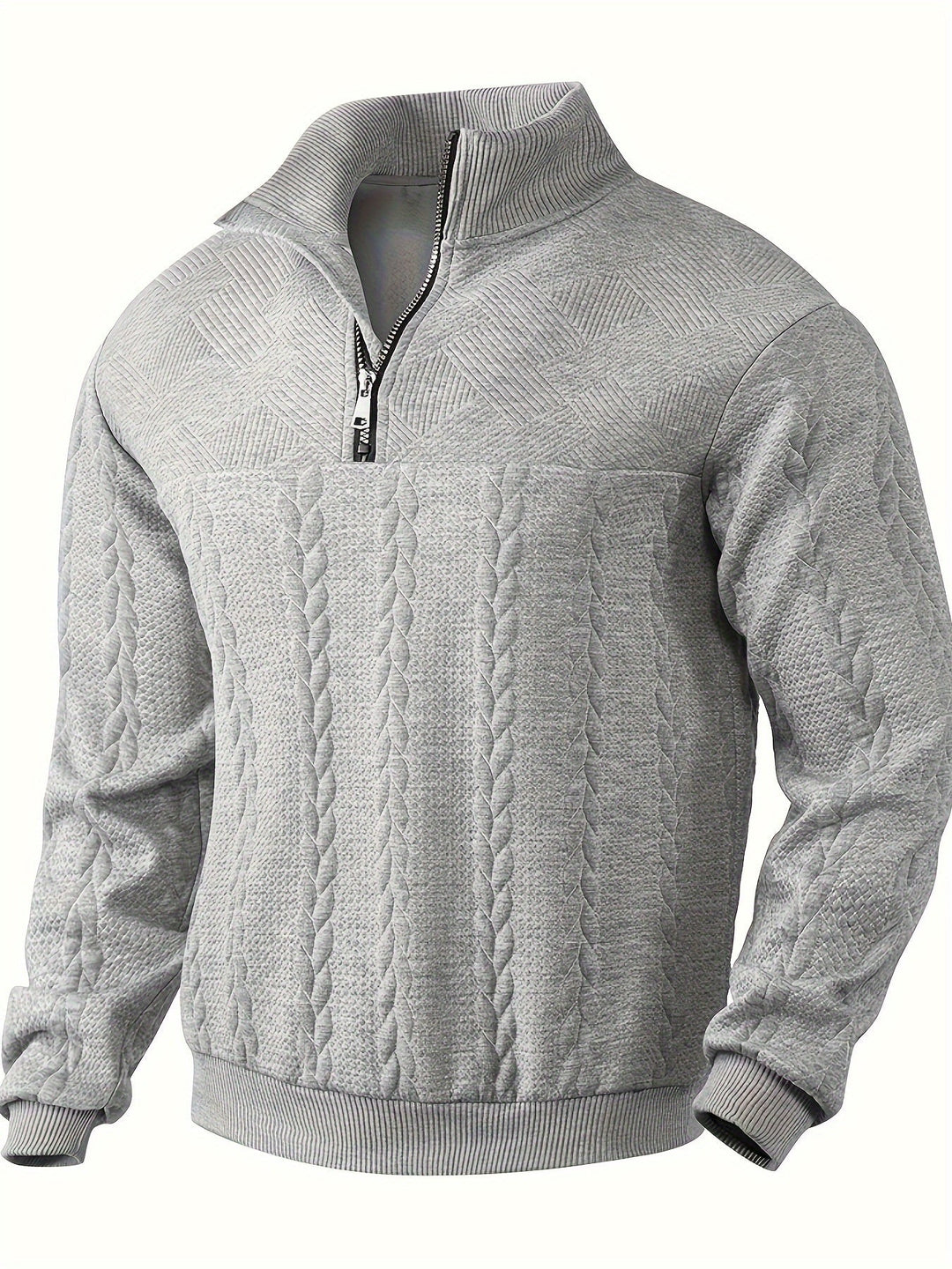 Vintage mit Reißverschluss Pullover mit Elegant Design