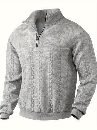 Vintage mit Reißverschluss Pullover mit Elegant Design