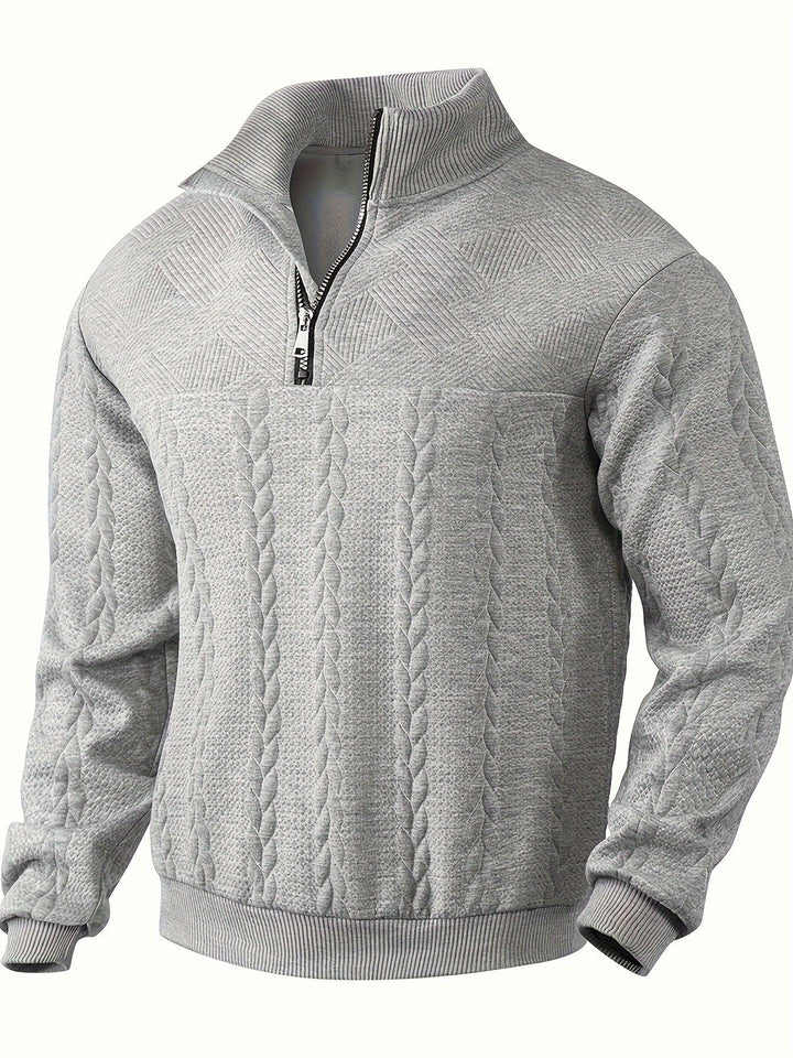 Vintage mit Reißverschluss Pullover mit Elegant Design