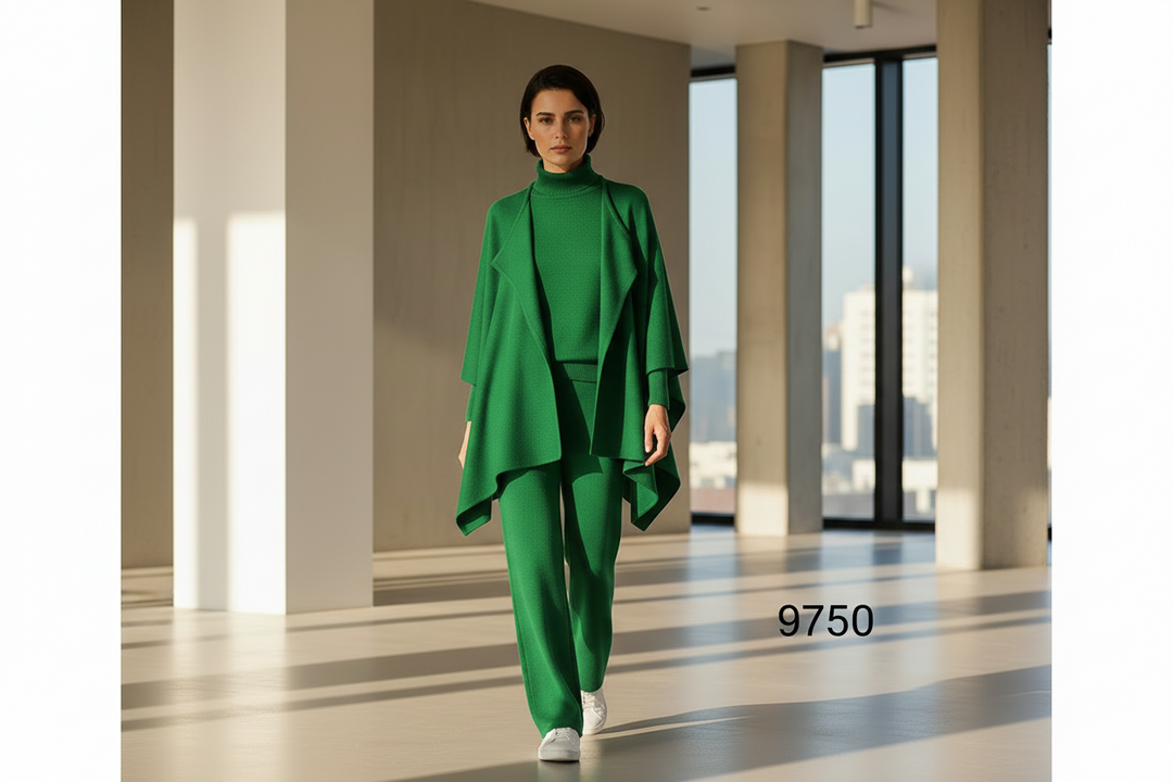 1. Mella™ Merino Lounge-Set – Cardigan, Strickjacke &amp; Hose