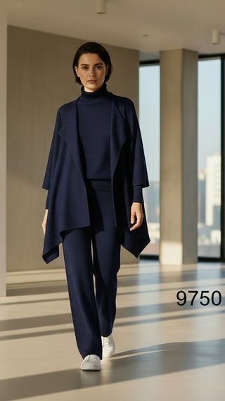 1. Mella™ Merino Lounge-Set – Cardigan, Strickjacke &amp; Hose