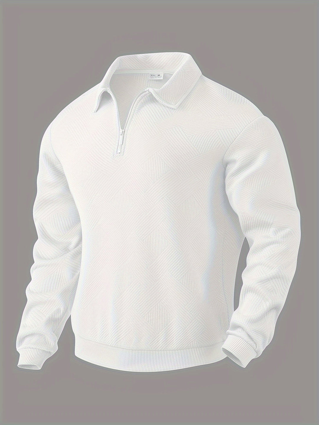 Didier – Vintage-Pullover mit Reißverschluss und geometrischem Design