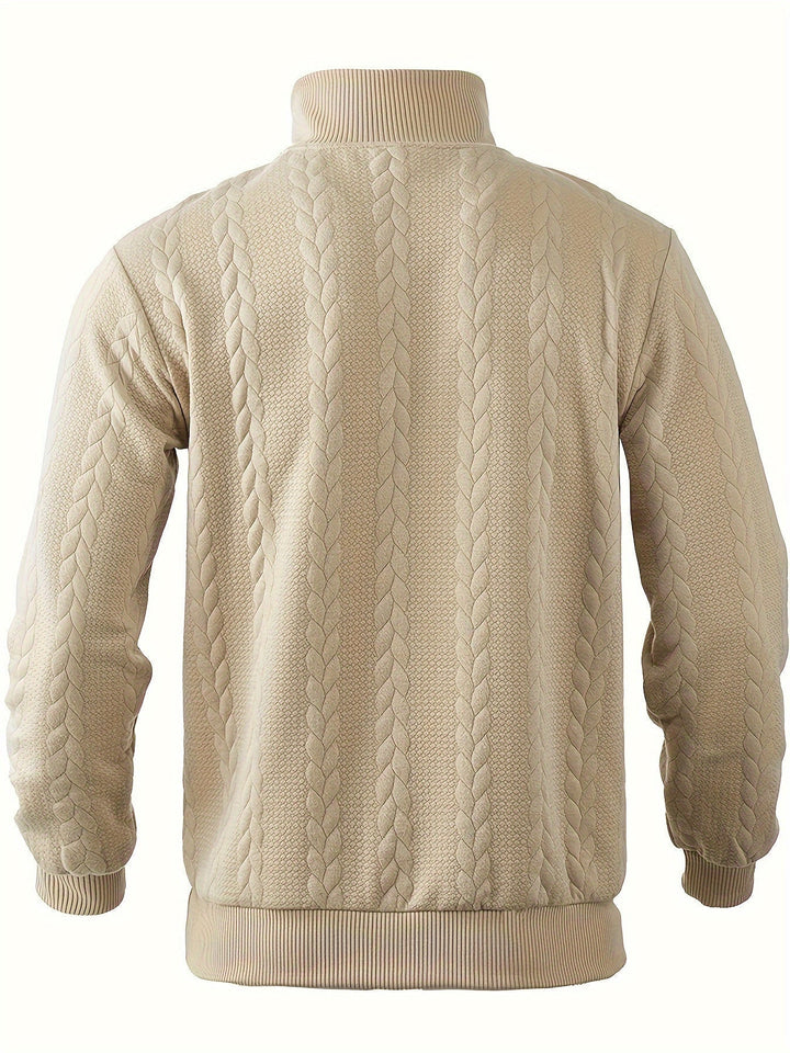 Vintage mit Reißverschluss Pullover mit Elegant Design