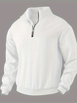 Vintage mit Reißverschluss Pullover mit Elegant Design