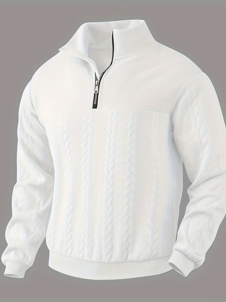 Vintage mit Reißverschluss Pullover mit Elegant Design