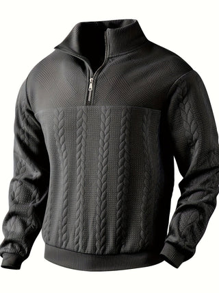 Vintage mit Reißverschluss Pullover mit Elegant Design