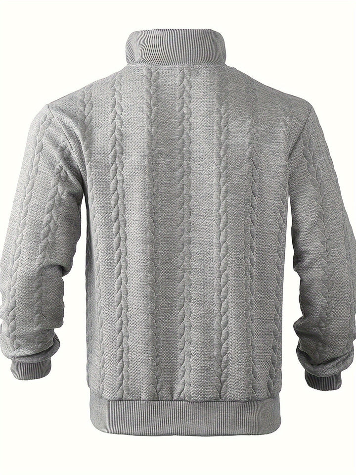 Vintage mit Reißverschluss Pullover mit Elegant Design