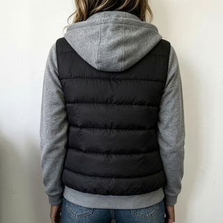 Celina | Damenjacke mit Kapuze, gefüttert, im Color-Block-Stil