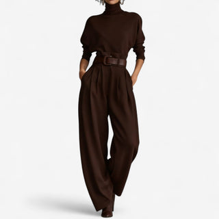 Doris™ Jumpsuit mit hohem Ausschnitt