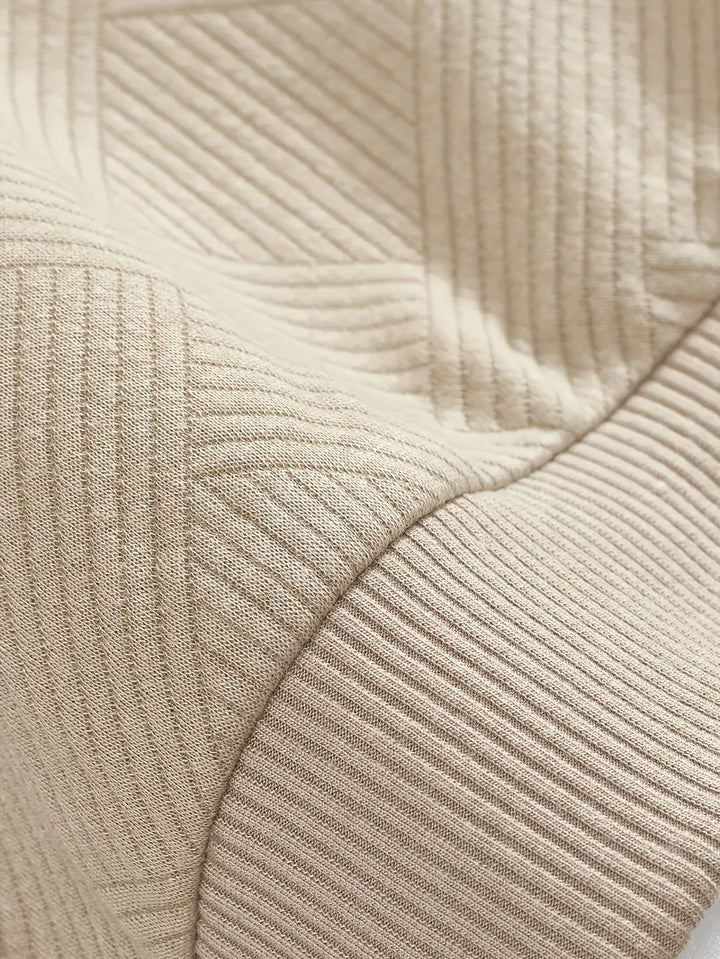 Didier – Vintage-Pullover mit Reißverschluss und geometrischem Design