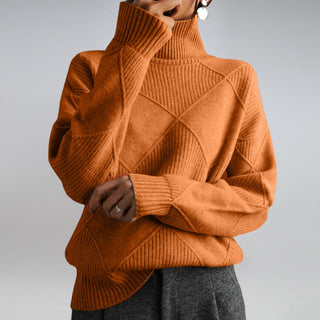 Linda™ – Luxuriös Damen Kaschmir Rollkragenpullover für Wärme &amp; Eleganz