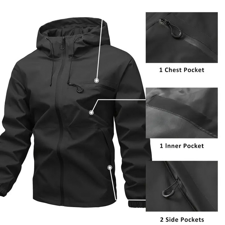 🔥Begrenzter Lagerbestand 50 % RABATT⛰️ Herren 3-in-1 Regenjacke Wind- &amp; Kälteschutz - Totale Schutz