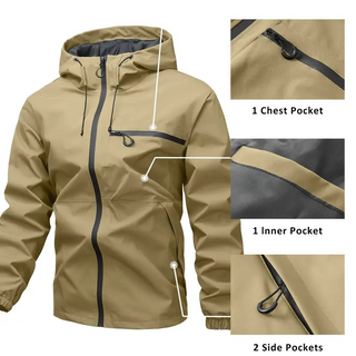 🔥Begrenzter Lagerbestand 50 % RABATT⛰️ Herren 3-in-1 Regenjacke Wind- &amp; Kälteschutz - Totale Schutz