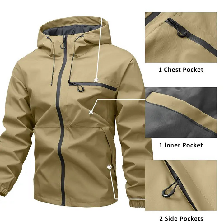 🔥Begrenzter Lagerbestand 50 % RABATT⛰️ Herren 3-in-1 Regenjacke Wind- &amp; Kälteschutz - Totale Schutz