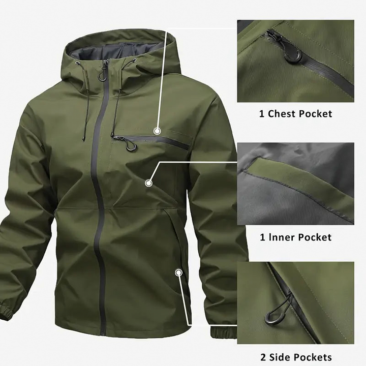 🔥Begrenzter Lagerbestand 50 % RABATT⛰️ Herren 3-in-1 Regenjacke Wind- &amp; Kälteschutz - Totale Schutz