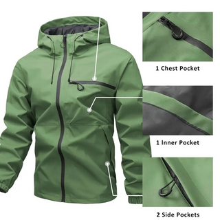 🔥Begrenzter Lagerbestand 50 % RABATT⛰️ Herren 3-in-1 Regenjacke Wind- &amp; Kälteschutz - Totale Schutz