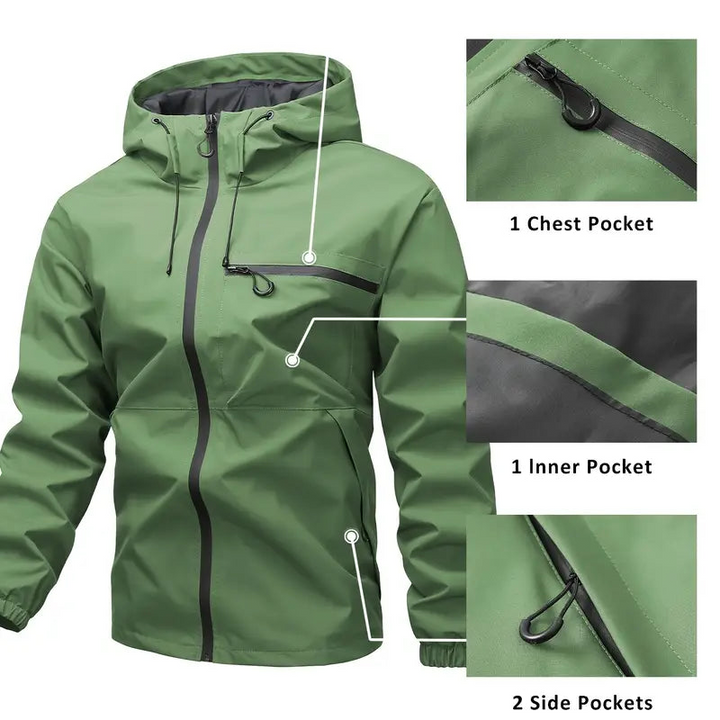 🔥Begrenzter Lagerbestand 50 % RABATT⛰️ Herren 3-in-1 Regenjacke Wind- &amp; Kälteschutz - Totale Schutz