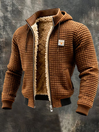 Laluna® | Retrojacke mit Kapuze und Reißverschluss