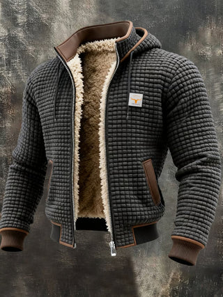 Laluna® | Retrojacke mit Kapuze und Reißverschluss