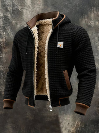 Laluna® | Retrojacke mit Kapuze und Reißverschluss