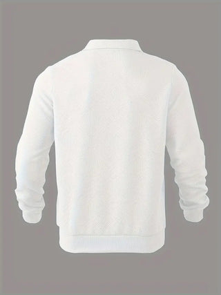 Didier – Vintage-Pullover mit Reißverschluss und geometrischem Design