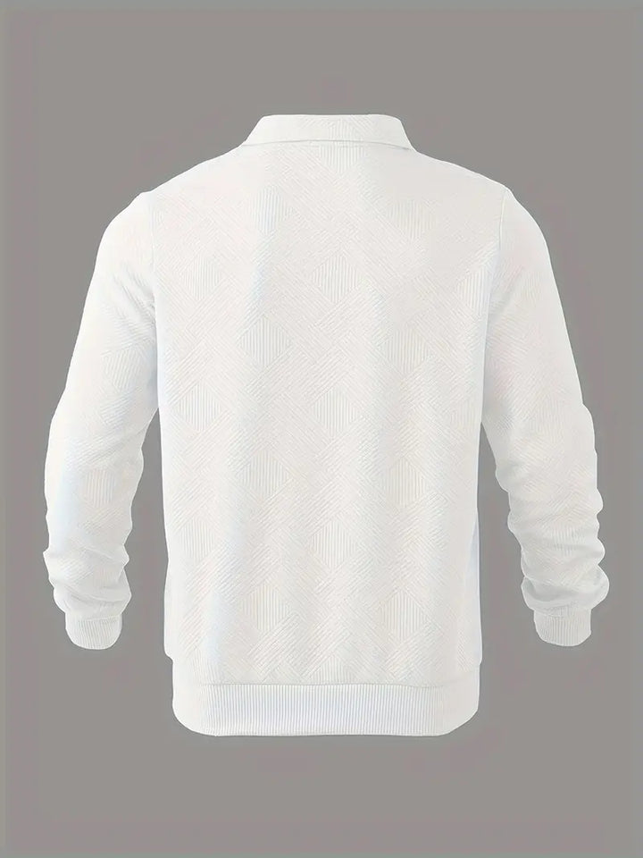 Didier – Vintage-Pullover mit Reißverschluss und geometrischem Design